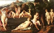 Palma Vecchio Diana and Callisto oil on canvas